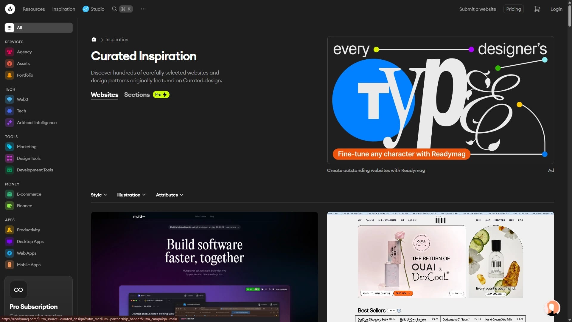 Curated Design